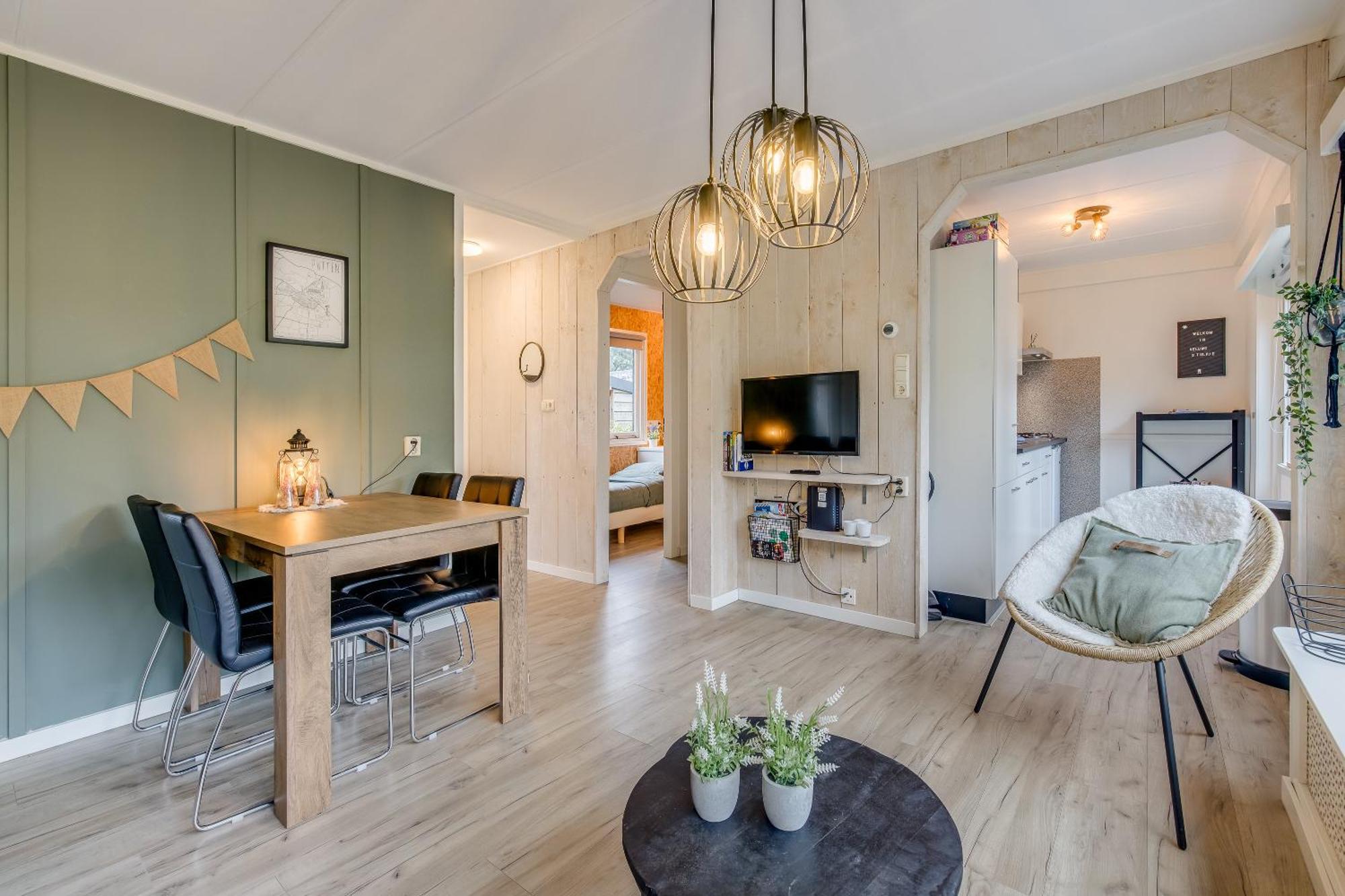 Chalet 'T Veluws Stulpje "Geniet, Ontspan En Droom Even Lekker Weg!" 皮滕 外观 照片