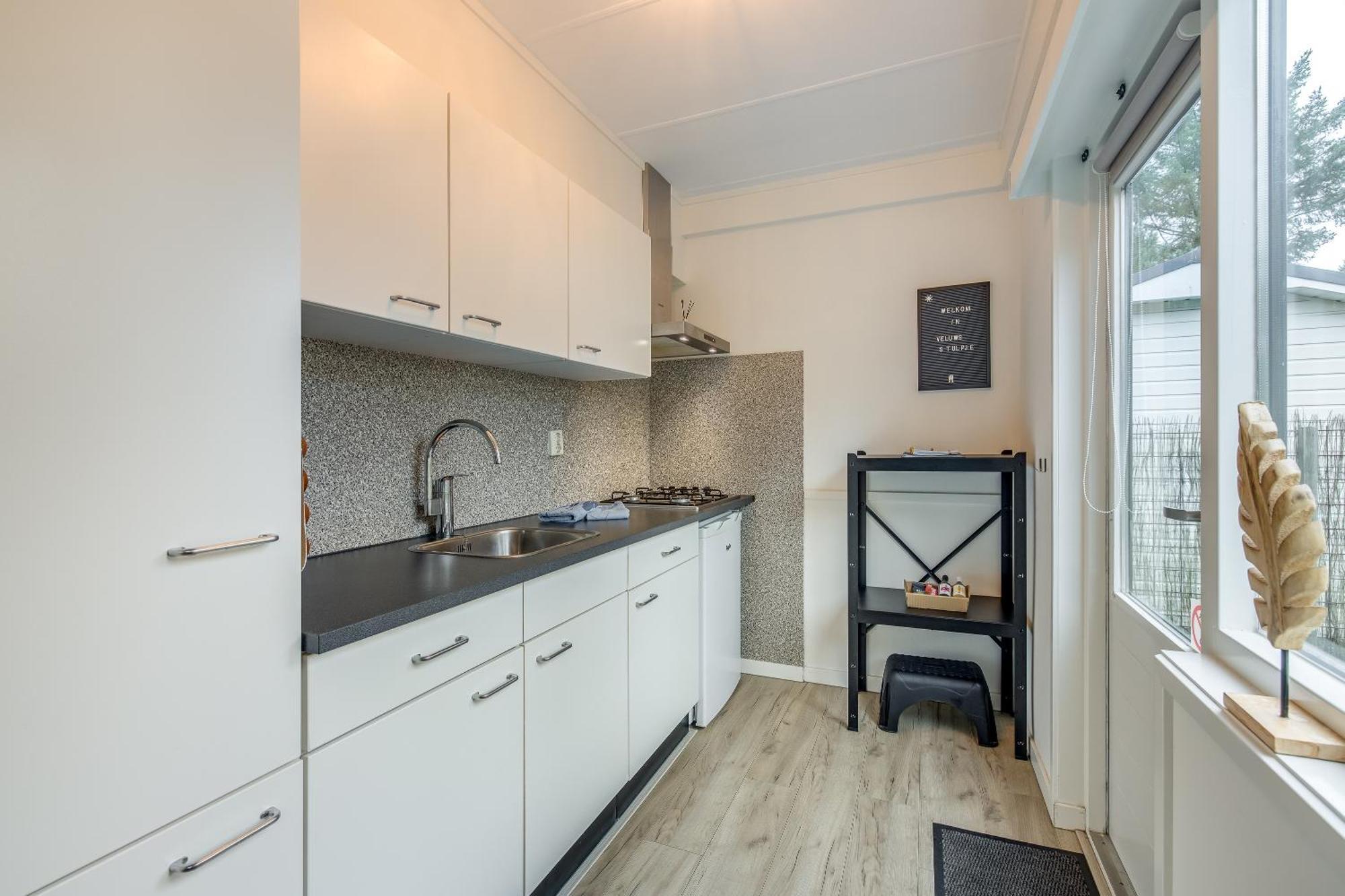 Chalet 'T Veluws Stulpje "Geniet, Ontspan En Droom Even Lekker Weg!" 皮滕 外观 照片